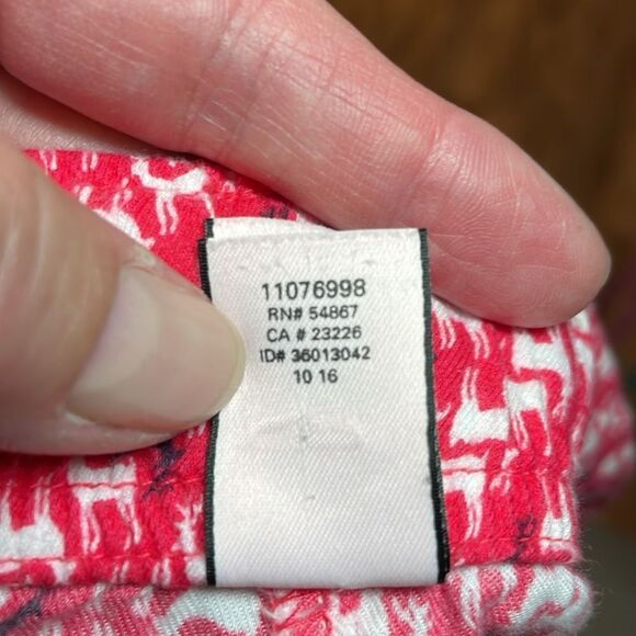 Victoria’s Secret Deer Holiday Pajama Plants , PJ lounge, Red white, XS - Picture 9 of 9